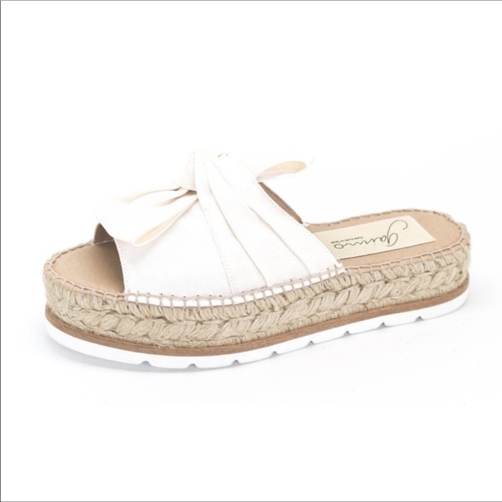 Free people gaimo platform espadrille with bow